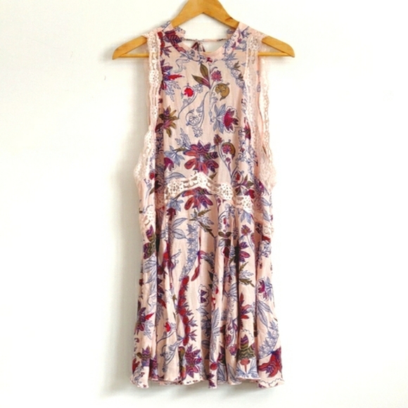 ⭐ FREE PEOPLE Floral Sleeveless Dress - Picture 3 of 7